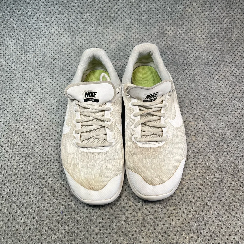 Nike Free RN White Running Shoes Size 7.5 Women’s 6 Men’s